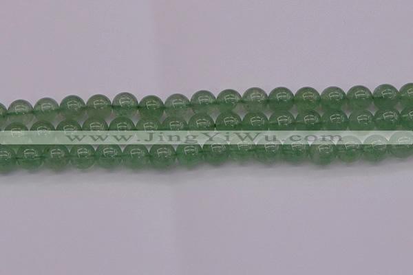CBQ493 15.5 inches 10mm round green strawberry quartz beads
