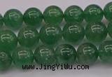 CBQ496 15.5 inches 6mm round green strawberry quartz beads