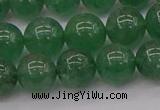 CBQ498 15.5 inches 10mm round green strawberry quartz beads