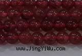 CBQ621 15.5 inches 6mm round strawberry quartz beads wholesale