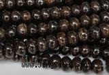 CBZ201 15.5 inches 3*6mm rondelle bronzite gemstone beads