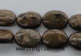 CBZ306 15.5 inches 15*20mm oval bronzite gemstone beads wholesale