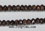 CBZ91 15.5 inches 5*8mm faceted rondelle bronzite gemstone beads