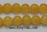 CCA06 15.5 inches 12mm round yellow calcite gemstone beads wholesale