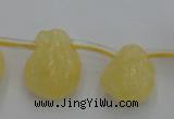 CCA33 Top-drilled 12*16mm nuggets calcite gemstone beads wholesale