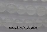 CCA353 15.5 inches 8mm round white calcite beads wholesale