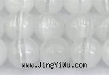 CCA528 15 inches 8mm round white calcite beads wholesale