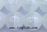 CCA531 15 inches 10mm round white calcite beads