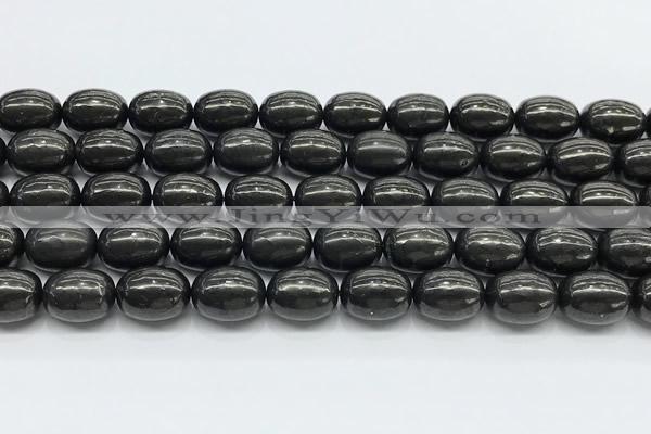 CCB1200 15 inches 10*14mm drum shungite gemstone beads