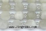 CCB1561 15 inches 5mm - 6mm faceted white moonstone beads
