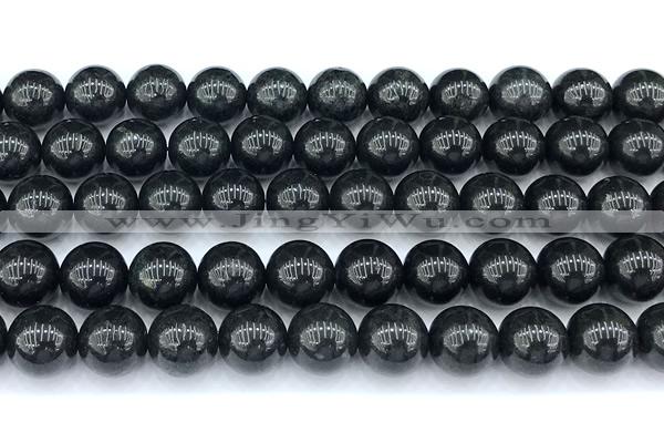 CCB1622 15 inches 10mm round shungite gemstone beads