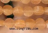 CCB512 15.5 inches 4mm coin red aventurine beads wholesale