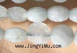 CCB616 15.5 inches 6mm faceted coin aquamarine gemstone beads