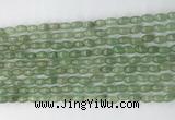 CCB805 15.5 inches 4*6mm rice green aventurine gemstone beads wholesale