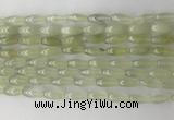 CCB817 15.5 inches 5*12mm rice New jade gemstone beads wholesale