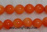 CCB82 15.5 inches 4-6mm round orange coral beads Wholesale
