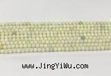 CCB827 15.5 inches 4mm round ivory jasper gemstone beads wholesale