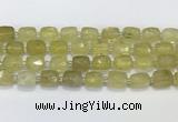 CCB895 11*15mm-12*16mm faceted cuboid quartz beads wholesale