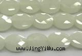 CCB919 15.5 inches 6*8mm faceted oval luminous beads