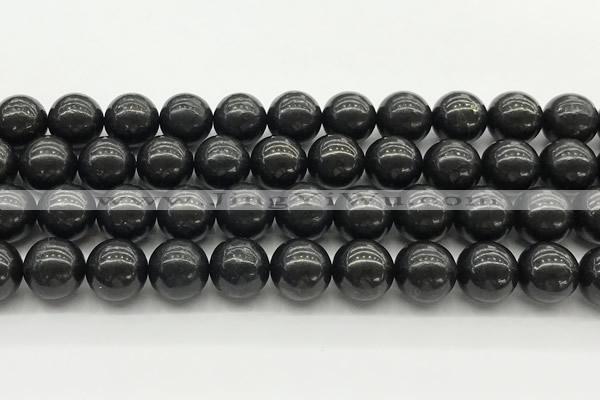 CCB968 15 inches 12mm round shungite gemstone beads wholesale
