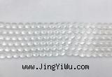 CCBS03 15 inches 6mm faceted round white crystal beads wholesale