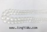 CCBS11 15 inches 6mm - 18mm faceted round white crystal beads wholesale