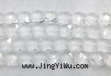 CCBS17 15 inches 16mm faceted square white crystal beads wholesale CCBS17 15 inches 16mm faceted square white crystal beads wholesale