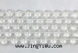CCBS46 15 inches 10*14mm faceted teardrop white crystal beads wholesale CCBS46 15 inches 10*14mm faceted teardrop white crystal beads wholesale