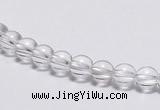 CCC01 15 inches 6mm round white crystal beads Wholesale
