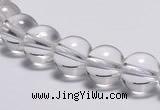 CCC03 15 inches 10mm round white crystal beads Wholesale