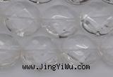 CCC506 15.5 inches 16mm faceted coin natural white crystal beads