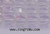 CCC621 15.5 inches 6mm faceted round natural white crystal beads