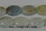 CCE14 15.5 inches 13*18mm oval natural celestite gemstone beads