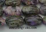 CCG103 15.5 inches 13*18mm oval charoite gemstone beads