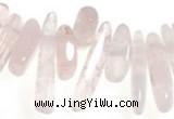 CCH10 16 inches rose quartz chips gemstone beads wholesale