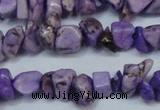 CCH234 34 inches 5*8mm dyed turquoise chips beads wholesale