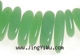 CCH24 16 inches green jade chips gemstone beads wholesale