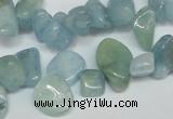 CCH319 15.5 inches 10*15mm aquamarine chips gemstone beads wholesale