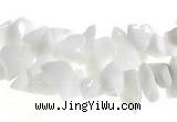 CCH32 35 inches white stone chips gemstone beads wholesale