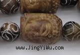 CCJ236 15.5 inches 22*28mm carved buddha China jade beads