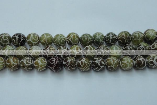 CCJ306 15.5 inches 16mm round China jade beads wholesale