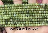 CCJ330 15.5 inches 4mm round green China jade beads wholesale