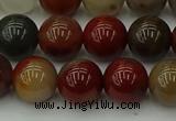 CCJ454 15.5 inches 12mm round colorful jasper beads wholesale
