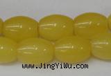 CCN111 15.5 inches 12*16mm rice candy jade beads wholesale