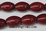 CCN125 15.5 inches 13*18mm rice candy jade beads wholesale