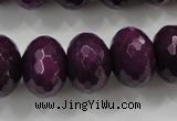 CCN1378 15.5 inches 13*18mm faceted rondelle candy jade beads