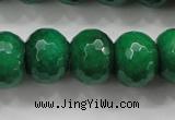 CCN1417 15.5 inches 12*16mm faceted rondelle candy jade beads