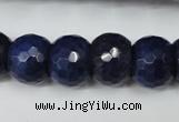 CCN174 15.5 inches 12*16mm faceted rondelle candy jade beads