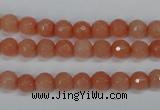 CCN1811 15 inches 6mm faceted round candy jade beads wholesale
