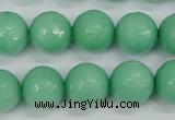 CCN1885 15 inches 14mm faceted round candy jade beads wholesale